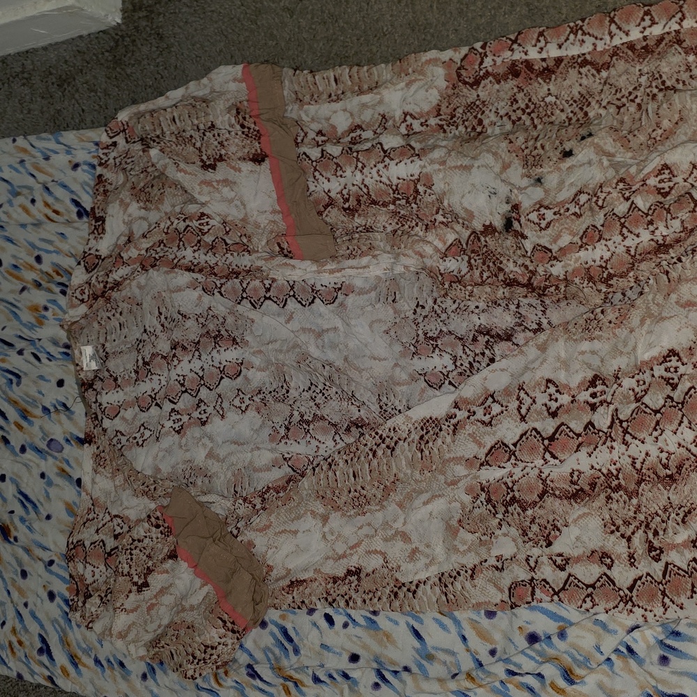 Snake Print Kimono Cardigan